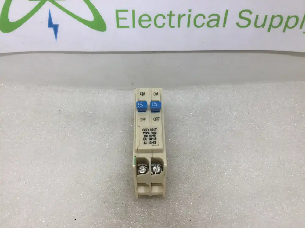 Order Now Bryant BD1515 15 Amp 2 Pole 120/240V Twin/Tandem Circuit Breaker