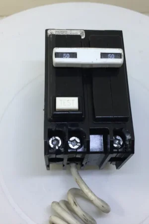 Clearance GE THQL2150GFI 50 Amp 2 Pole 120V Circuit Breaker GFCI