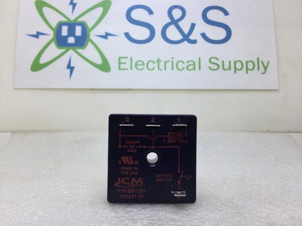 Order Now ICM Controls 105241-01 BB1201 24 VAC Air Handler Time Delay Relay