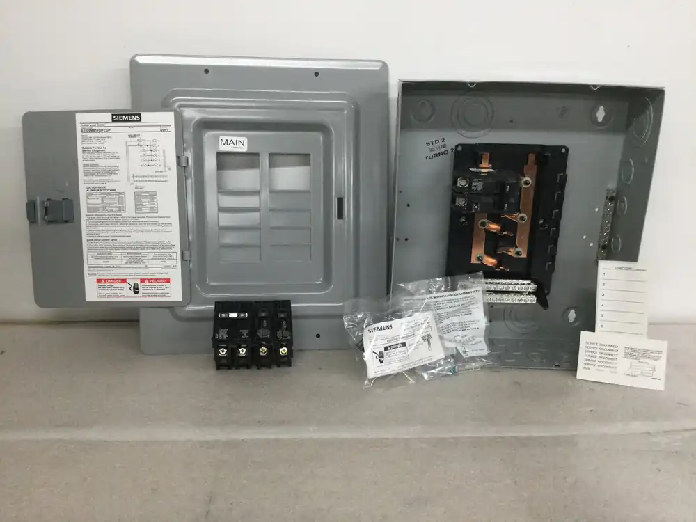 Free Delivery Siemens E1020MB1100FCGP 100 Amp 120/240Volt, 1 Phase 3 Wire 10 Space 20 Circuit Indoor Load Center