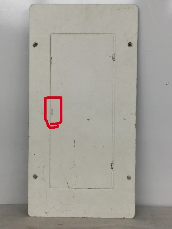Express Delivery GTE Sylvania Zinsco ML12(16-24)C 125 Amp 120/240V 1 Phase 3 Wire 24 Space Panel Cover 24 1/4" x 12 1/4""