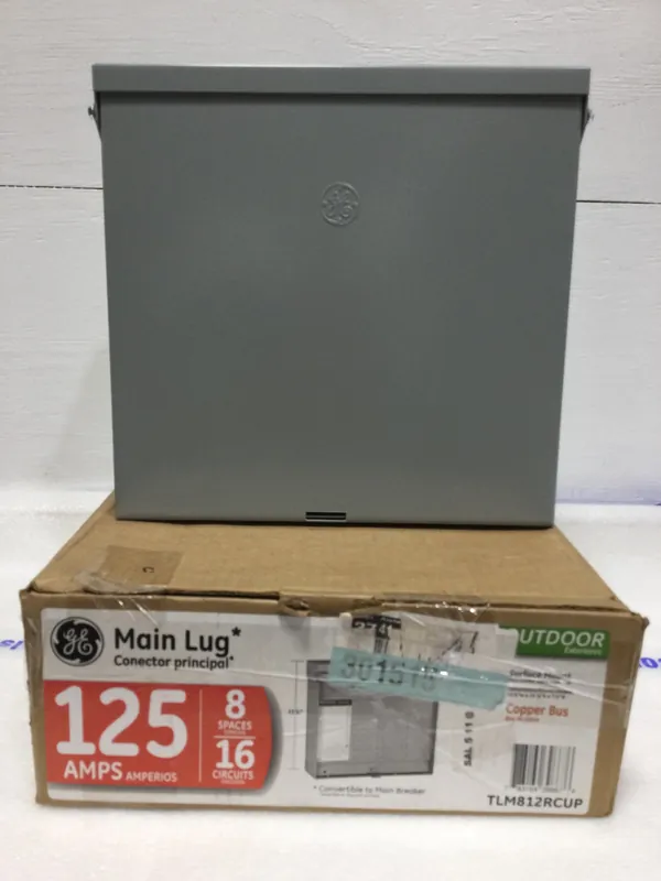 GE TLM812RCUP 125 Amp Single Phase 3 Wire 8/16 Spaces 120/240V Main Lug Viral