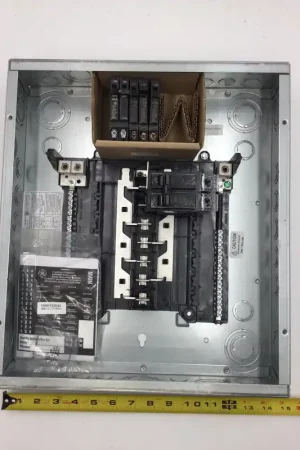 Fresh Stock GE TM1210CCUBK1 100 Amp 12/22 Spaces 120/240v Main Breaker Indoor Value Pack