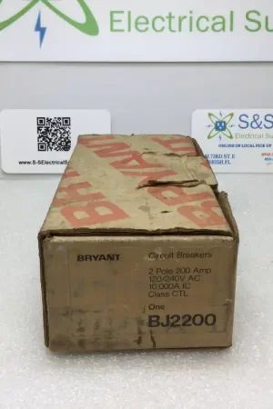 Westinghouse/Bryant BJ2200 200 Amp 240 Volt 2 Pole Circuit Breaker Type BJ Crafted