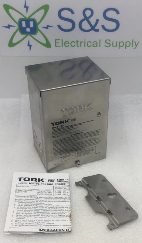 Tork TPX300S 300W 120V/12V-14V 60 Hz Low Voltage Transformer Stainless Steel Buy Today