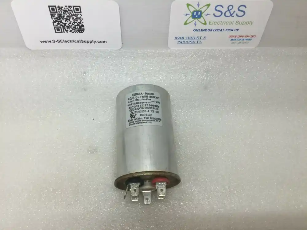 Capacitor 250vac 40/6.0uf +/- 5% Cbb65a-1 40/70/21 A/C Capacitor Popular