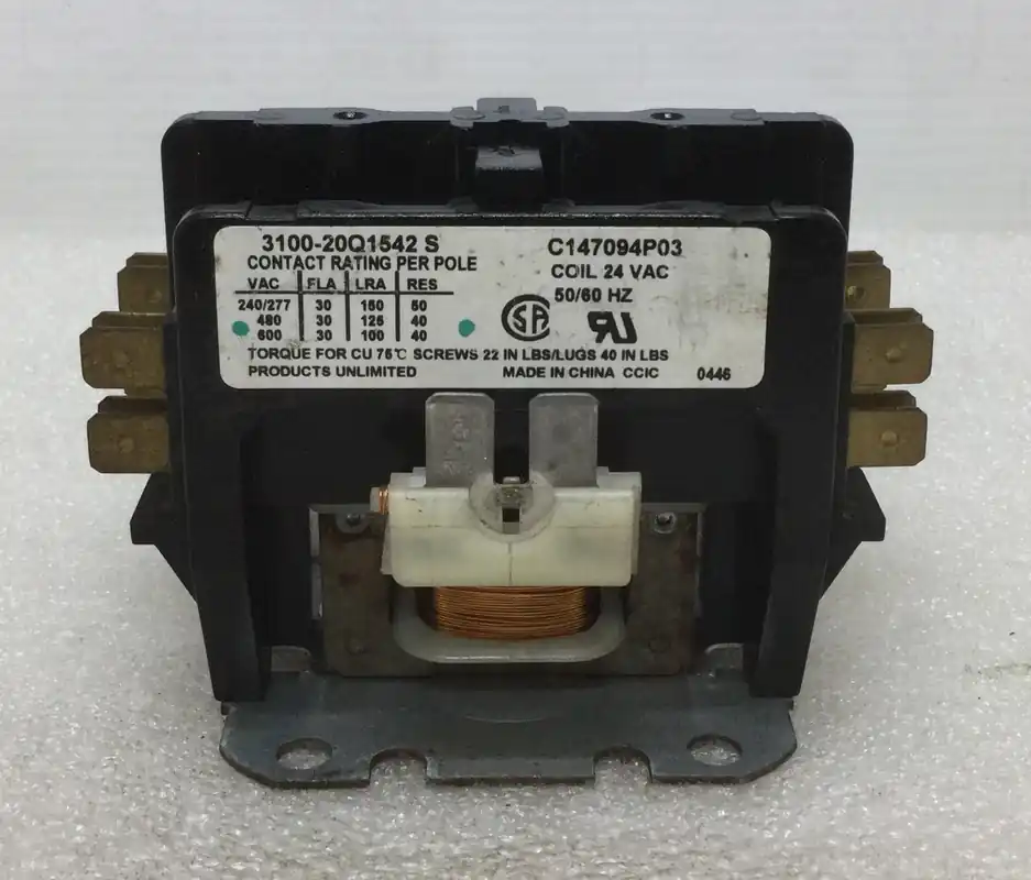 Today Only Products Unlimited 3100-20Q1542S 30 Amp 2 Pole 600V Contactor Coil