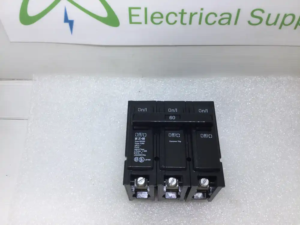 Money Back Guarantee Eaton/Cutler Hammer BR360/C360 60 Amp 3 Pole 240V Plug In Circuit Breaker