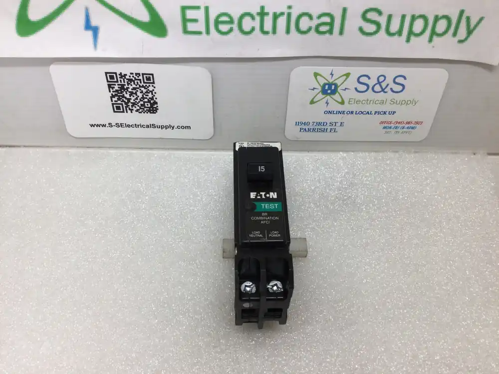 Clearance Eaton/Cutler-Hammer BRP115AF 15 Amp 1 Pole 120V Combination AFCI Circuit Breaker