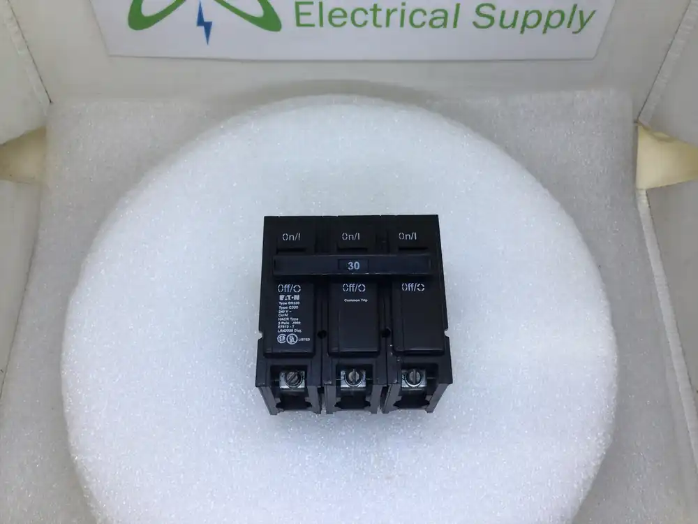 Eaton/Cutler Hammer BR330 30 Amp 3 Pole 240V Circuit Breaker Cheap