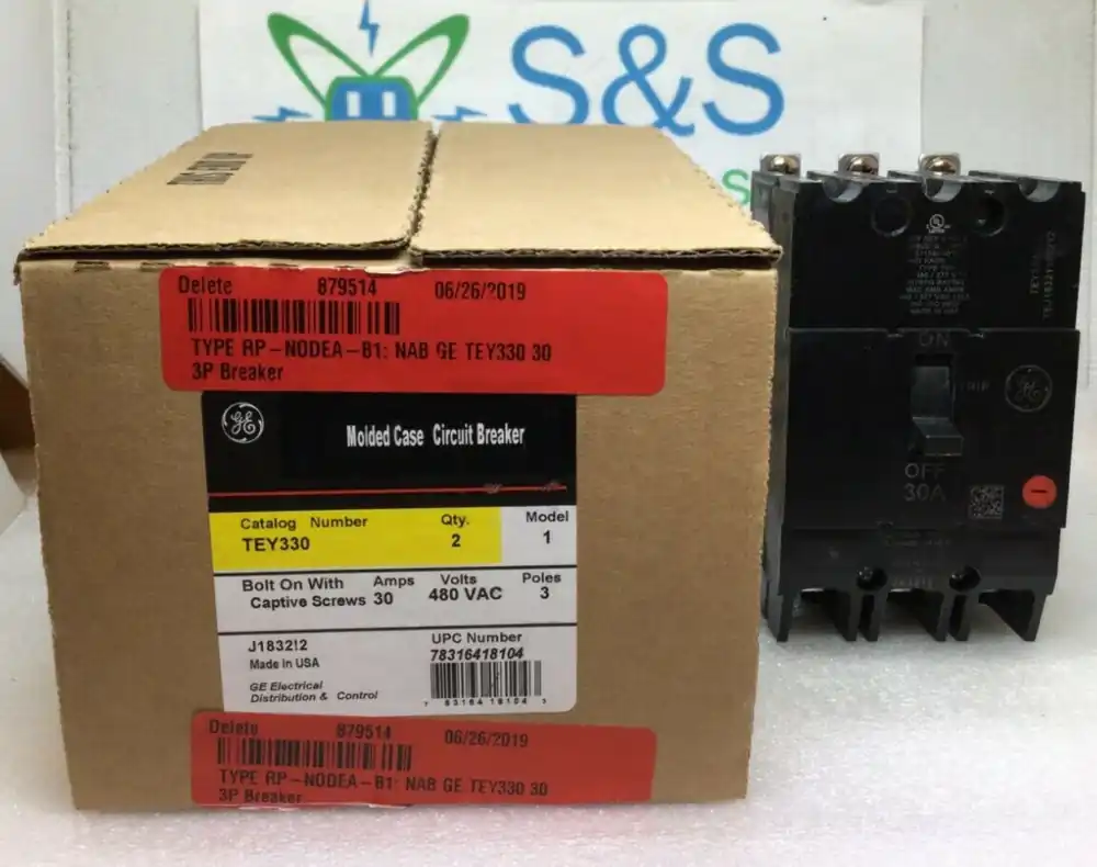 GE/General Electric TEY330/TEY M02 30 Amp 3 Pole 240V Bolt On Circuit Breaker Clearance