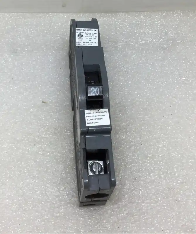 Connecticut Electric/UB Inc. UBIZ-20 20 Amp 1 Pole 120/240V Circuit Breaker Editor’s Pick