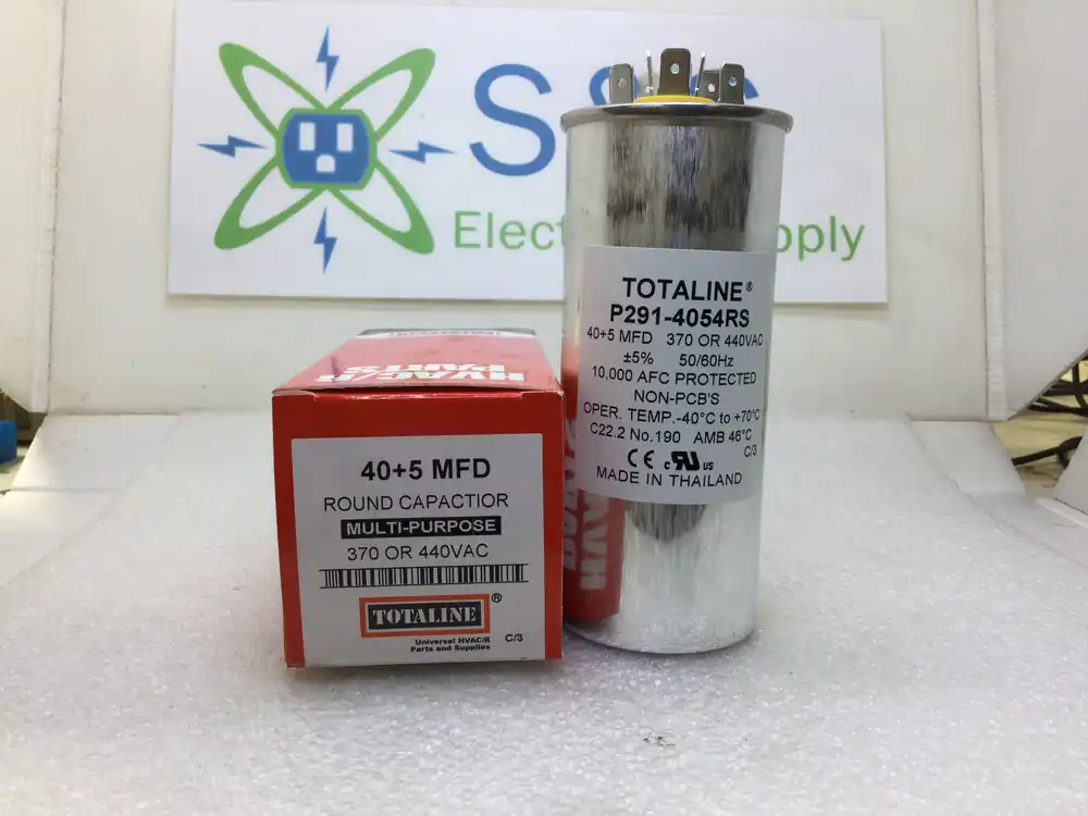 Totaline P291-4054RS 40+5.0 MFD +/-5% 370/440V 50/60Hz 70c/-40c Capacitor Viral