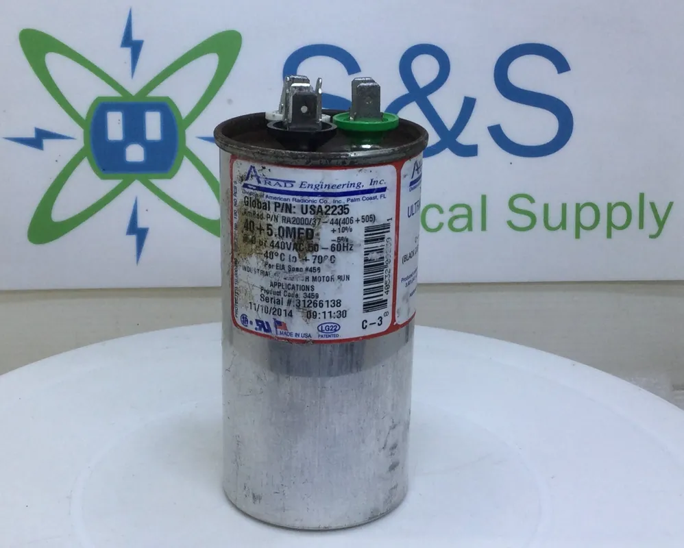 Amrad USA2235 40+5.0MFD +10%/-5% 370/440V 50/60Hz Capacitor Wholesale