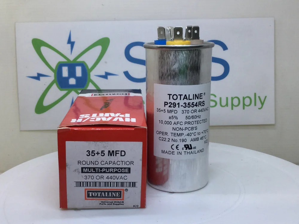 Hot Deal Totaline P291-3554RS 35+5MFD 370-440V +/- 5% 50/60Hz Capacitor
