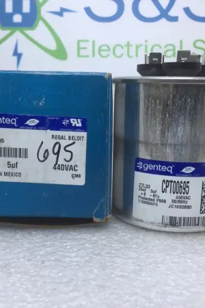 Place Order GE/Genteq 27L33 CPT00695 25/5uF -/+6% 440VAC 50/60Hz Capacitor