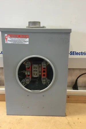 Mlbank Meter Series U-200, 200a, Single Phase 3 Wire, Nema3r Outdoor, Ring Type Meter 15 1/2" x 11" While Supplies Last