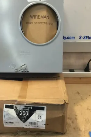 Big Sale Murray RL199CJ 200 Amp Talon 5T Ringless Meter Enclosure 1 Phase 3 Wire 600vac Nema3r New In Box 13" X 14" X 6"