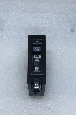 Limited Offer Connecticut Electric UBI-TB120/120C 1 Pole 20 Amp 120/240V Circuit Breaker