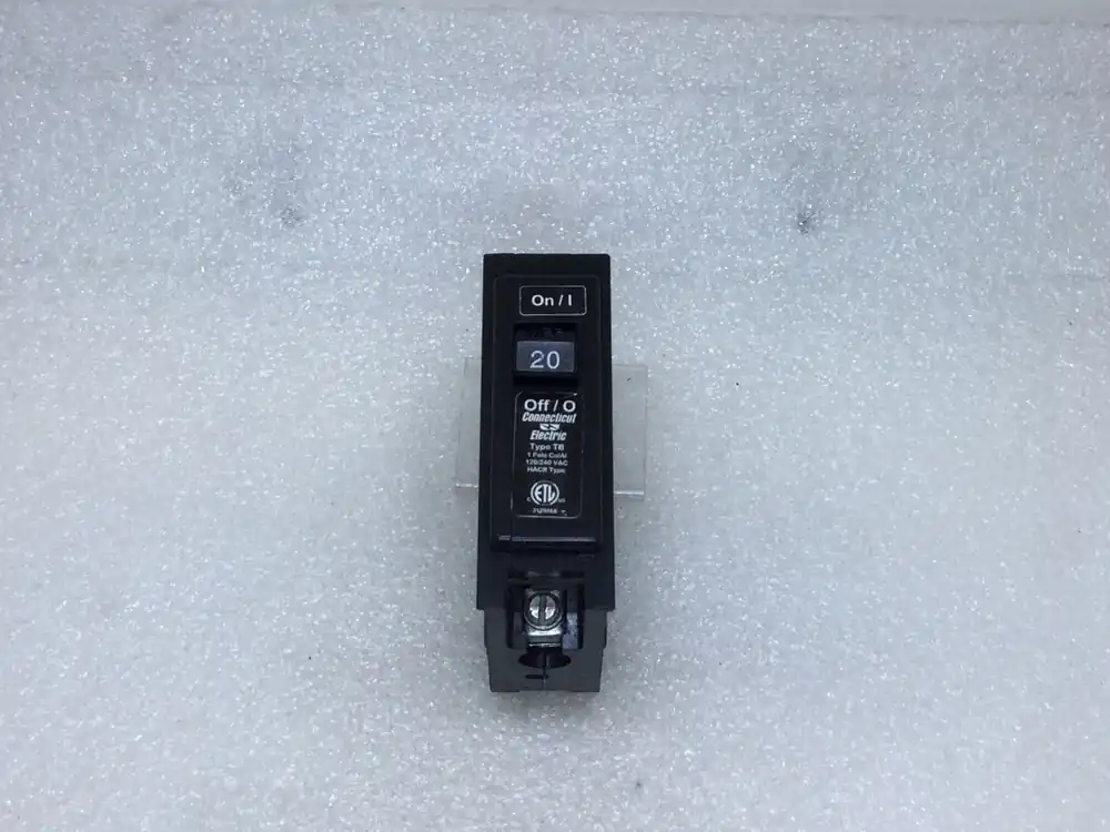Limited Offer Connecticut Electric UBI-TB120/120C 1 Pole 20 Amp 120/240V Circuit Breaker