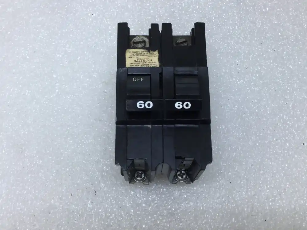 Order Now FPE Federal Pacific NB260 60 Amp 2 Pole 240v Bolt on NB Circuit Breaker