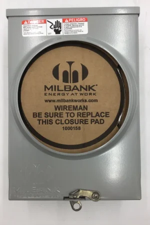 Milbank U7487-RL-TG-KK125A Ringless Meter Enclosure 11 1/2" x 8" x 3 1/2" Bulk Order