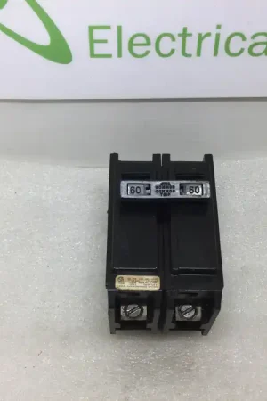 GTE/Sylvania C260 60 Amp 2 Pole Circuit Breaker Type C Handmade