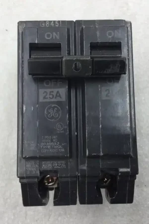 Buy Today GE THQL2125 25 Amp 2 Pole 120/240V Circuit Breaker - Cosmetic Flaw