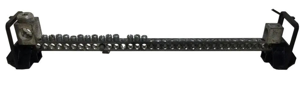 Generic 37 Position 2-6 AWG Neutral/Isolated Grounding Bar Final Sale