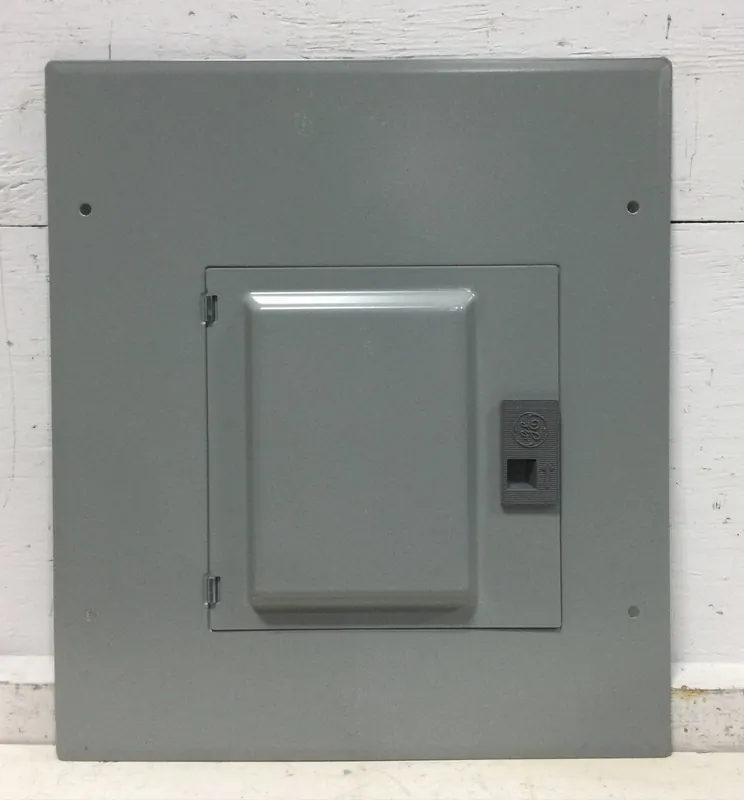 Trending General Electric TLM1212CCU 125A 14 Space 120/240V Cover Only 17 3/8" x 15 3/8"