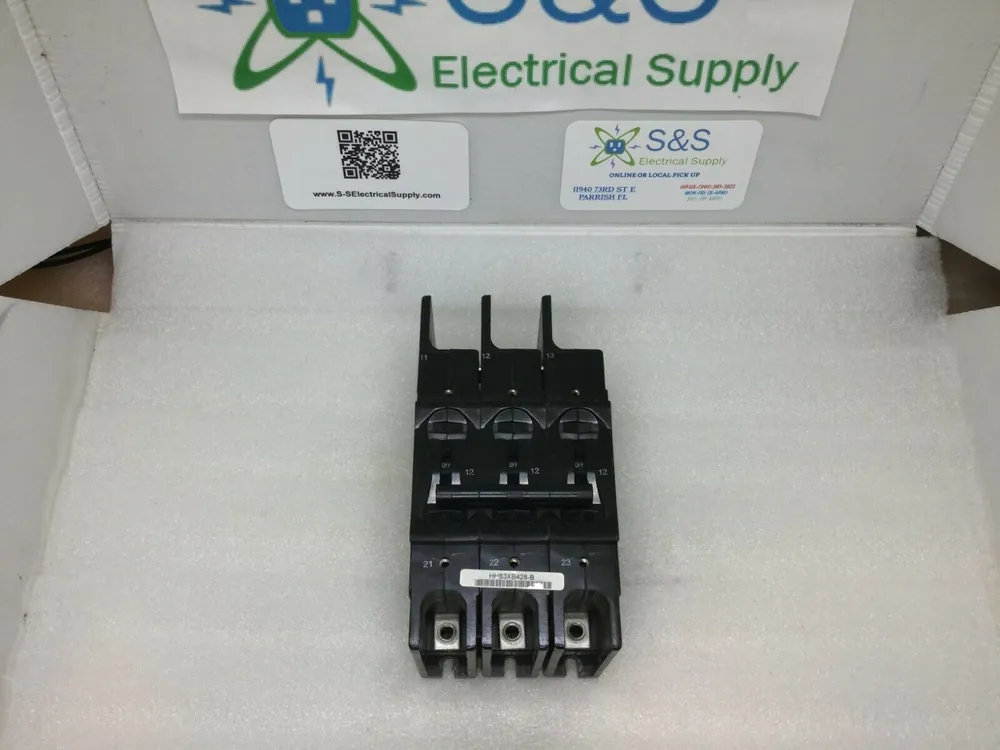 Airpax Line 219-3-2600-428 Circuit Breaker 12 Amp 3-Pole 600v Free Returns