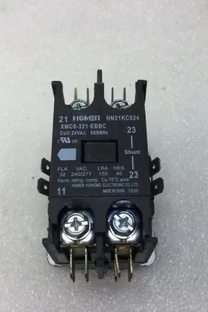 Homer XMC0-321-EBBC HN51KC024 32 Amp 2 Pole 240/277V Contactor w/ 24 VAC Coil Free Delivery