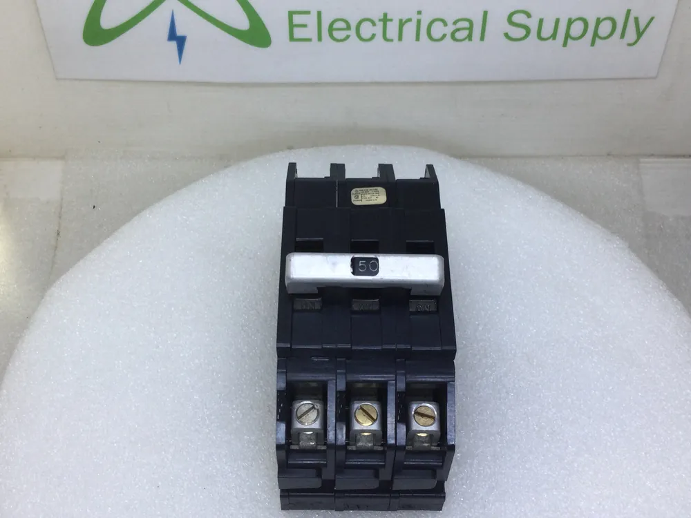 Latest Zinsco/GTE/Sylvania Q243050 50 Amp 3 Pole 240V Type Q-24 Circuit Breaker