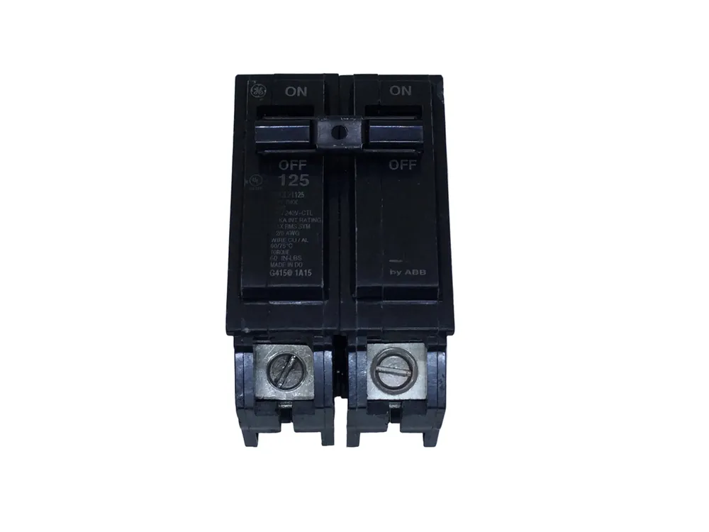 GE THQL21125 125 Amp 2 Pole 120/240v 10 kA Type THQL Circuit Breaker - New Style Big Sale