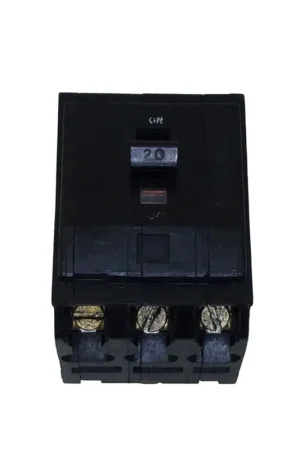 Brand New Square D QO320 20 Amp 3 Pole 240V Circuit Breaker - Black Face