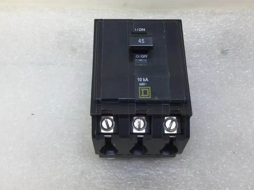 High Quality Square D QO345 45 Amp 3 Pole 240V Circuit Breaker