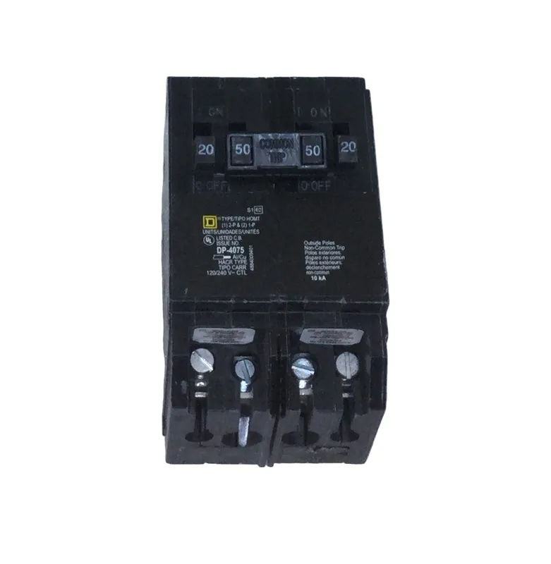 Weekend Sale Square D HOMT2020250 50/20 Amp 2 Pole 120/240V Circuit Breaker