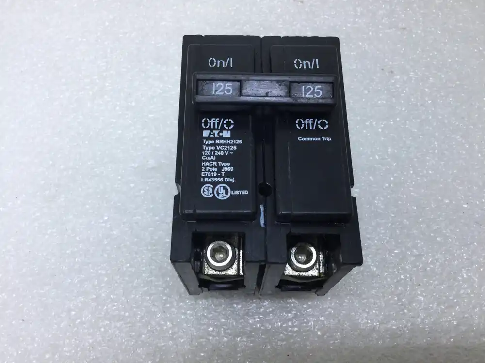 Cutler Hammer BRHH2125 125 Amp 120/240v 2 Pole 42k Type VC2125 Circuit Breaker Buy Today