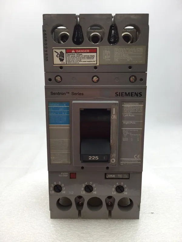Siemens FXD63B225 225 Amp 3 Pole 600V Circuit Breaker w/Trip Unit Discount
