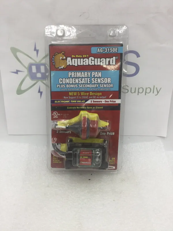 Fresh Stock AquaGuard AG-3150E Primary Pan & Condensate Sensor Plus Bonus Secondary Sensor