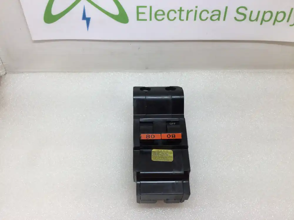 Best Seller American Brand FPE NA280 Stab-Lok 2 Pole 80 Amp Plug-In Circuit Breaker