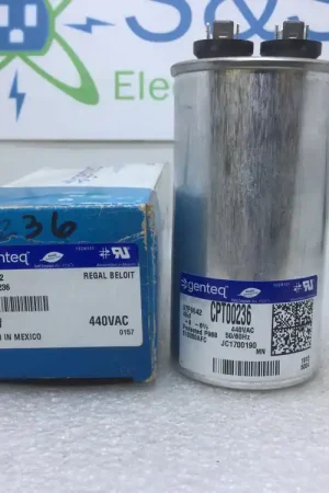 Handmade GE/Genteq 97F9642 CPT00236 40uf -/+6% 440VAC 50/60Hz Capacitor