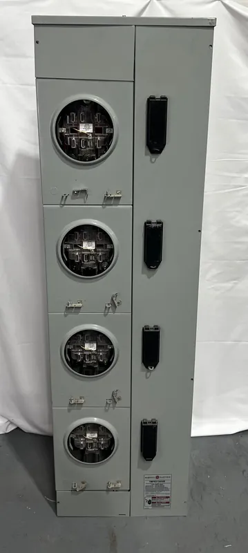 Hot Deal GE TMPR312422R Meter Stack, 1200 Amp, 4 X 225 Amp Socket, 3ph Phase, 120/240v 1 Phase, 208y/120v 3 Phase, 240/120v 3 Phase