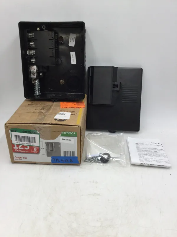 GE TPL412RP 125 Amp Circuit Breaker Panel 4 Space 8 Breaker 120/240 Volt Indoor Panel Get Yours