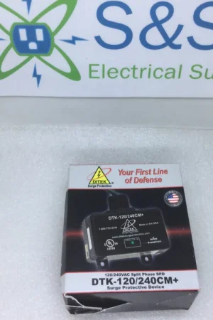 Ditek DTK-120/240CM+ Split Phase SPD Surge Protective Device 2W+G 120/240VAC 100,000A SCCR Viral