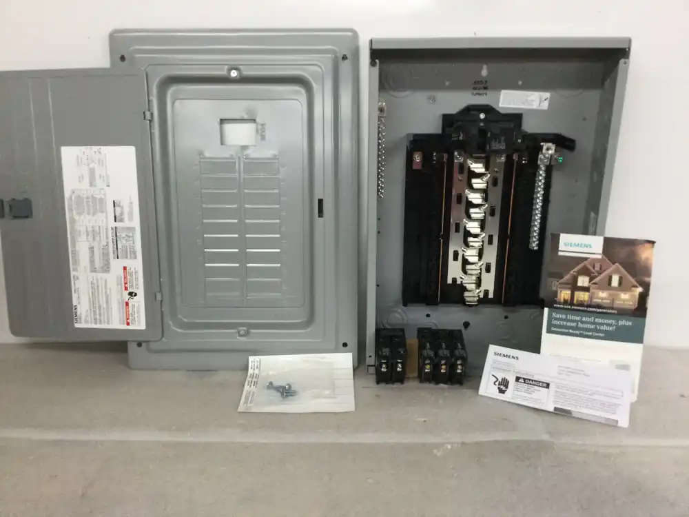 No Minimum Order Siemens SN2020B1100P1 SN Series Load Center 100 Amp 20 Spaces/20 Circuits 1 Phase/3 Wire 120/240 Volt, Value Pack