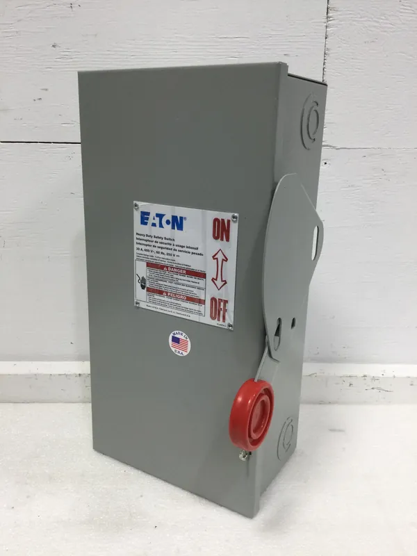 Eaton - Cutler Hammer DH361FGK Switch, Heavy Duty Safety, 3 Pole, 30A, Nema 1, Fusible - New Deal