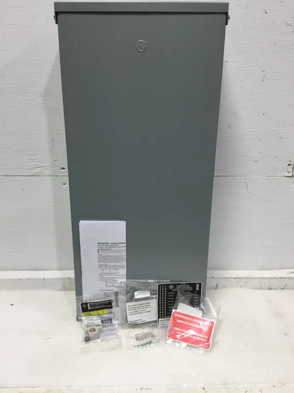 Bargain GE TM815RCUFLP PowerMark Gold 150 Amp 8-Space 16-Circuit Load Center Outdoor Main Breaker Circuit Breaker Panel