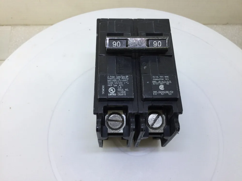Siemens/ITE/Gould Q290 90 Amp 2 Pole 120/240V Type QP Circuit Breaker Flash Sale