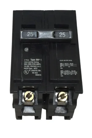 Direct From Factory Murray MP225 25 Amp 2 Pole 120/240V Plug In Type MP-T Circuit Breaker